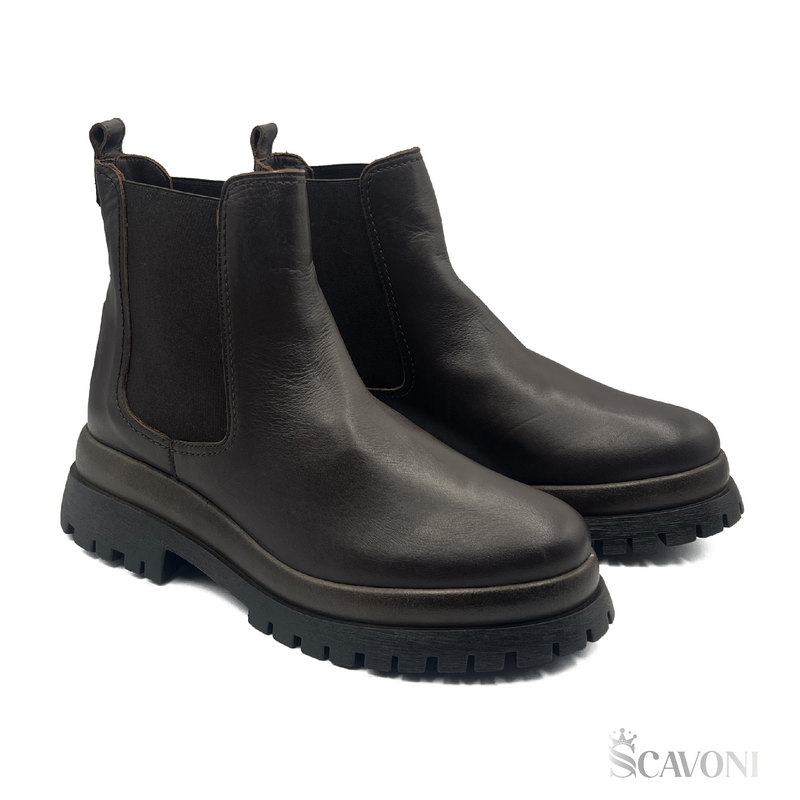 Chelsea boots Mirage en cuir marron