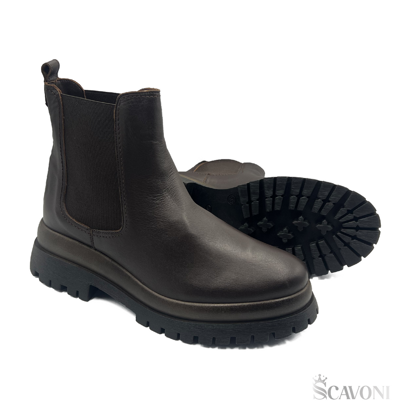 Chelsea boots Mirage en cuir marron