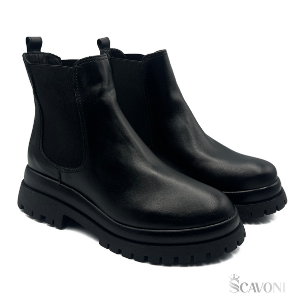 Chelsea boots Mirage en cuir noir