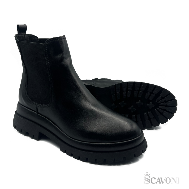 Chelsea boots Mirage en cuir noir