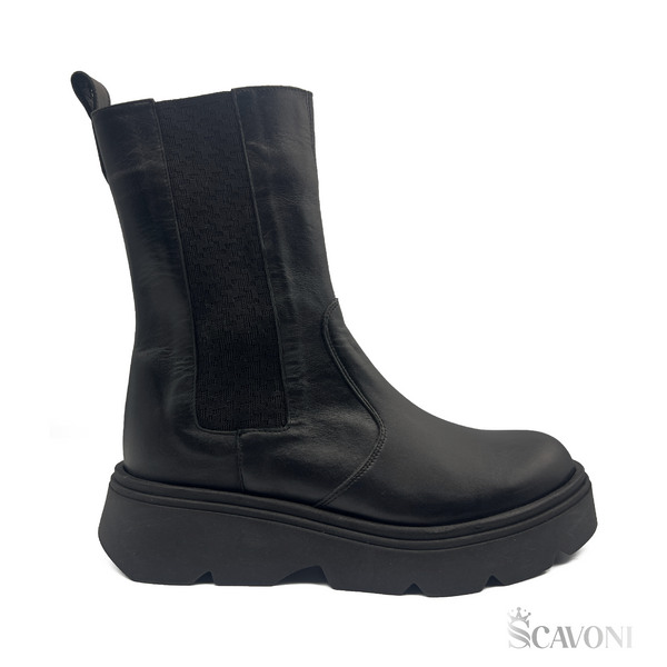 Chelsea boots Astre en cuir noir