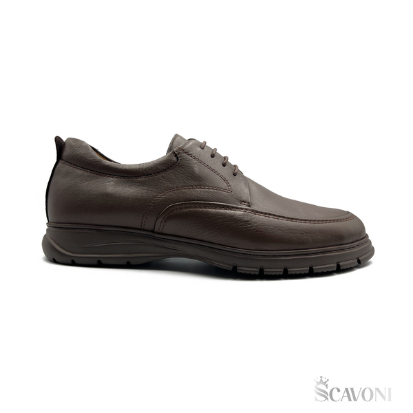 Réf 505 Chaussure médicale en cuir Marron