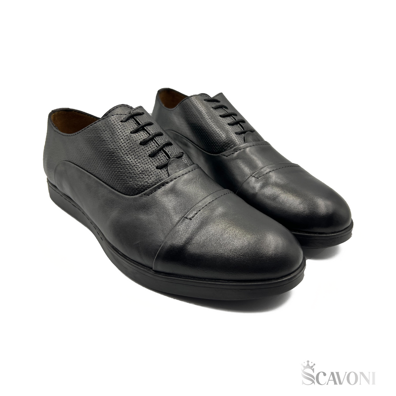 Réf 6079 Chaussure en cuir Noir