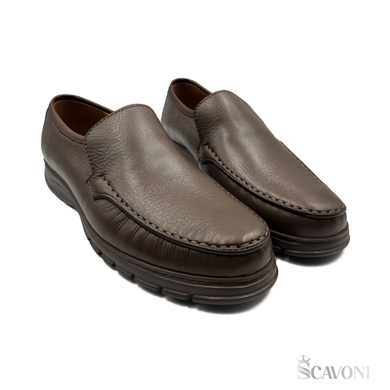 Réf 508 Chaussure médicale en cuir Marron