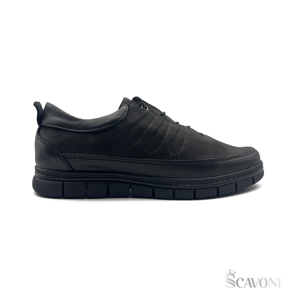 Baskets en nubuck noir réf 749