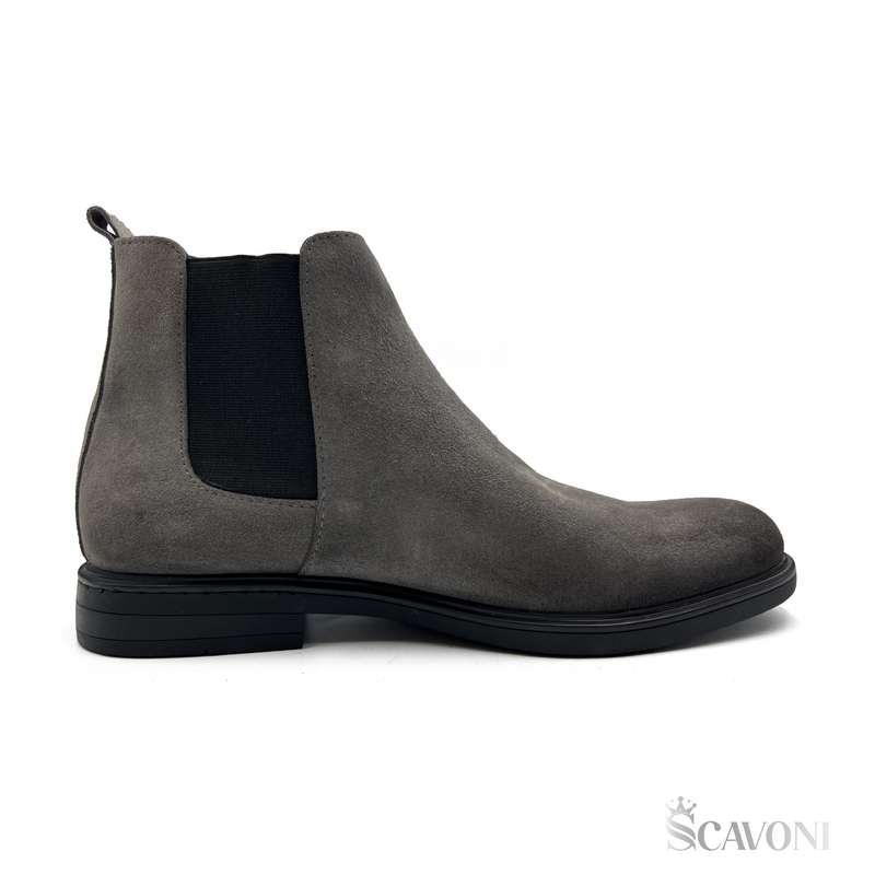 Chelsea Boots en daim Gris Réf 6040