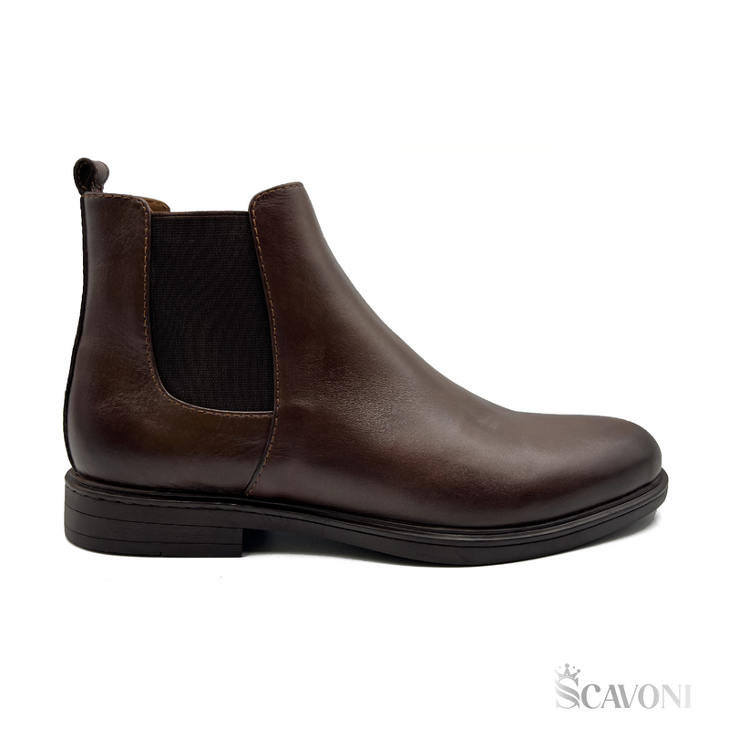 Chelsea Boots en cuir Marron Réf 6040