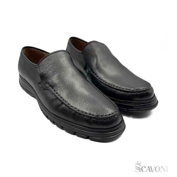 Réf 508 Chaussure médicale en cuir Noir