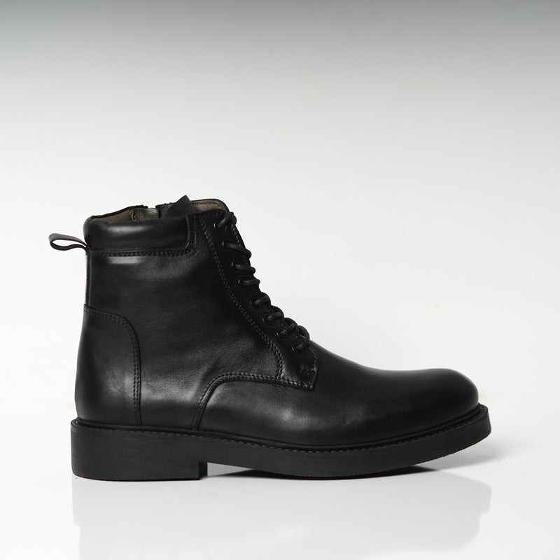 Réf 409 v2 Bottine en cuir noir