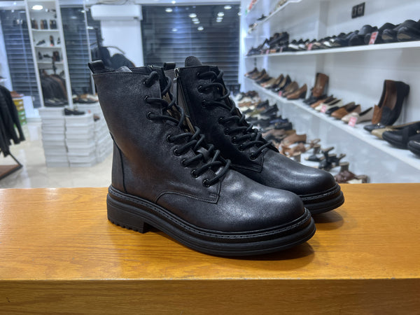 Bottine en cuir Phoenix noir